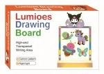 Large cartoon glowing drawing board night light - Kuromi (three-color light)