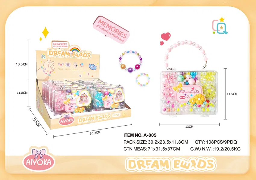 Candy Long Box Beads