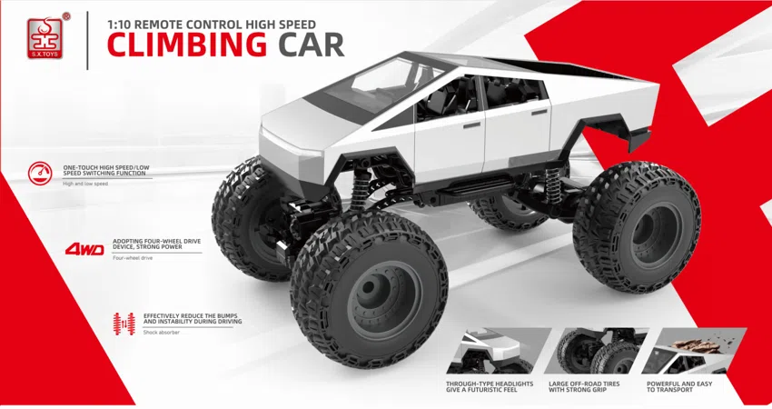 1:10 Remote Control High-Speed Climbing Car