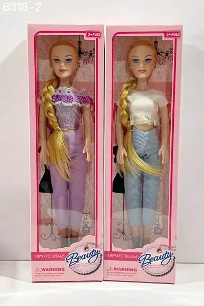 New 18-inch Barbie doll body with IC clothing, assorted in 2 colors