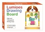 Large cartoon glowing drawing board night light - Puppy (three-color light)