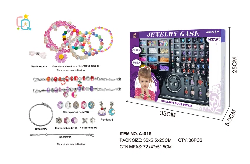 Exquisite Bracelet Bead Window Box