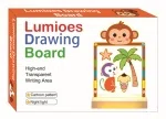 Large cartoon glowing drawing board night light - Monkey (three-color light)