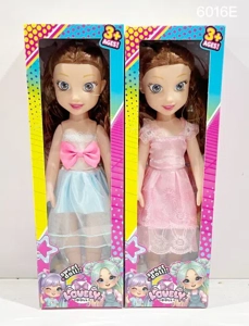 New 14-inch chubby child doll with big eyes, 3D eyes, empty body with IC, multiple clothing colors, 2 mixed styles