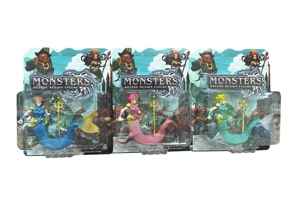 Pirate Fish Monster Solid Soft Rubber Figurine