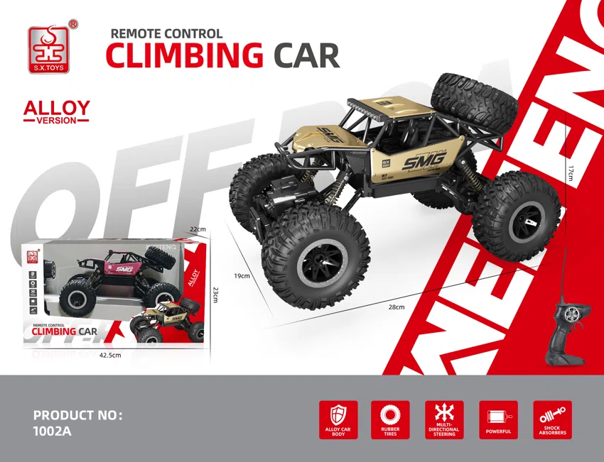 Alloy Remote Control Off-Road Climbing Car