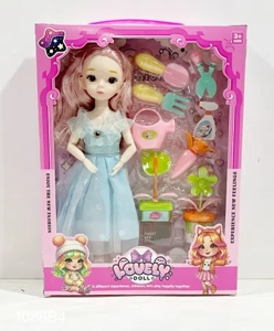 New 12-inch Leaf Loli Doll, Real Body, 12 Joints, With Accessories, Multi-color Clothing