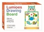 Large cartoon glowing drawing board night light - Fox (three-color light)