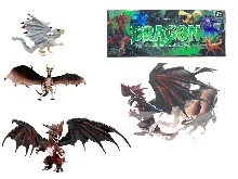 Red Bipedal Flying Dragon (3PCS)