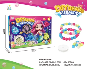 Cartoon Mermaid Beads