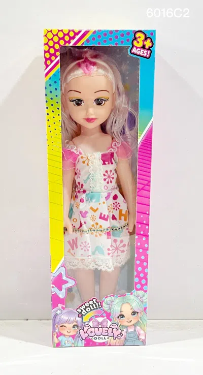 New 14-inch fat boy doll big-eyed girl empty body with IC clothing multi-color mix