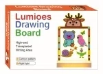 Large cartoon glowing drawing board night light - Sika Deer (three-color light)