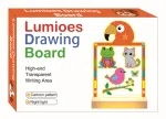 Large cartoon glowing drawing board night light - Parrot (three-color light)