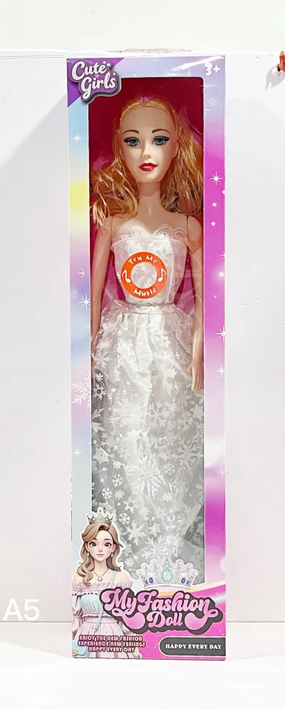 New 22-inch Barbie naked doll with IC music clothing, assorted colors