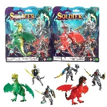 Assembled Dragon Knights (2 Mixed Types)