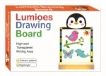 Large cartoon glowing drawing board night light - Penguin (three-color light)