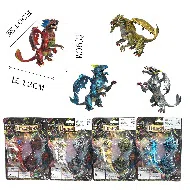 Soft rubber Jurassic assembly pterosaur