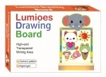 Large cartoon glowing drawing board night light - Elephant (three-color light)