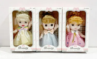 New trendy toys and explosive Melody cute baby 6-inch rubber doll 3 mixed