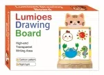 Large Cartoon Light Up Drawing Board Night Light - Kitten (Monochrome Light)