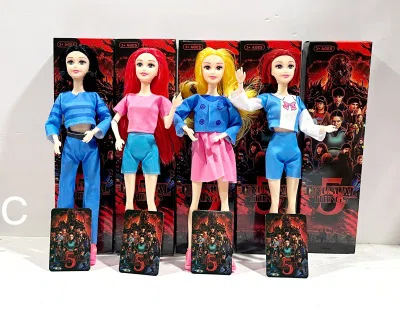 Latest hot-selling \'Stranger Things 5\' 11-inch Barbie full-body, multiple mixed versions with cards