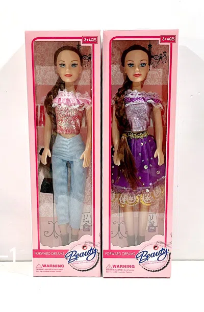 New 18-inch Barbie doll body with IC clothing, assorted in 2 colors