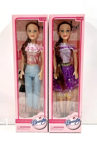 New 18-inch Barbie doll body with IC clothing, assorted in 2 colors