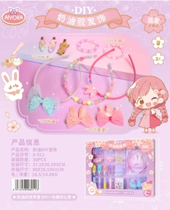 Cream DIY Hair Accessories