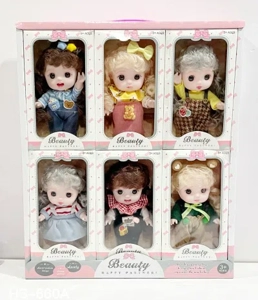 New trendy play explosive Melody cute baby 6-inch rubber doll mix