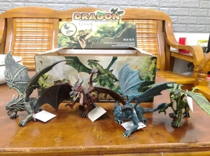 Soft rubber Jurassic subterranean pterosaur (12PCS) 4 models