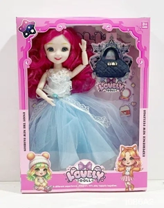 New 12-inch Smiling Face Leaf Loli Doll, Real Body, 12 Joints, With Accessories, Multi-color Clothing