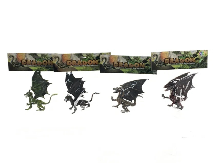 Soft rubber Jurassic subduing pterosaur