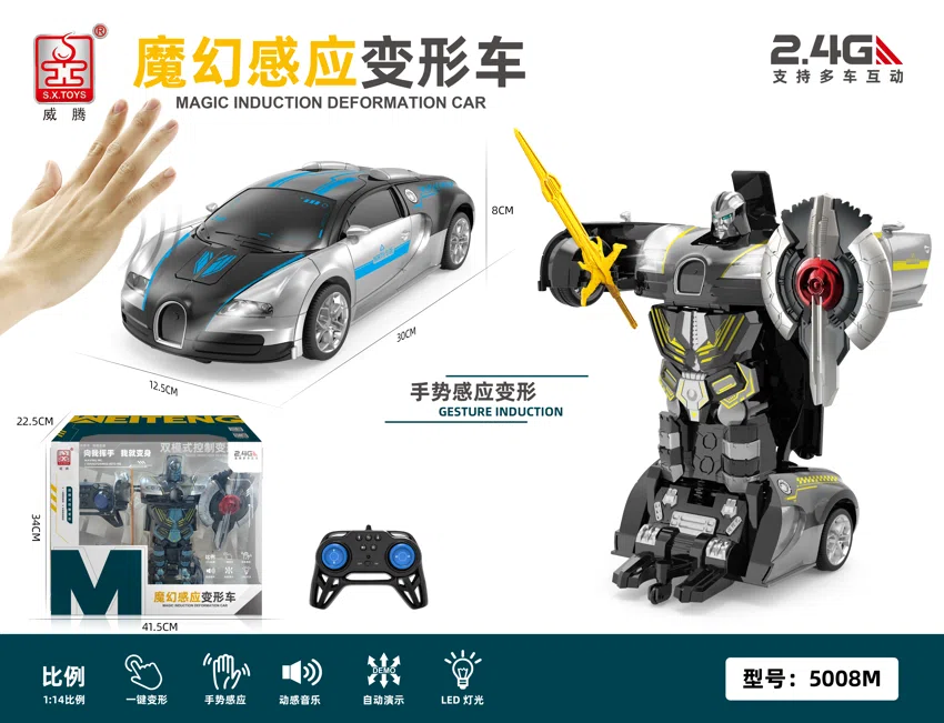 Induction Transforming Car