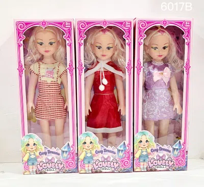 New 18-inch chubby child doll with big eyes, empty body with IC, multiple clothing colors, 3 mixed styles