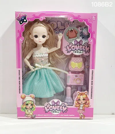 New 12-inch Leaf Loli Doll, Real Body, 12 Joints, With Accessories, Multi-color Clothing