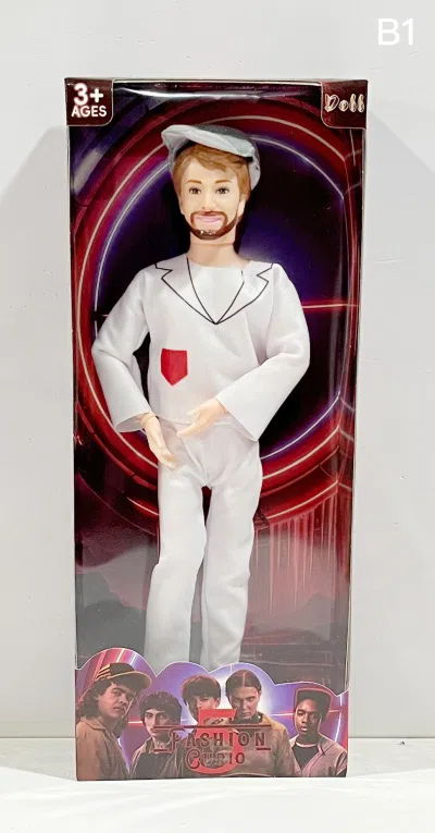 The latest hit 'Stranger Things 5' 11-inch man solid thigh 11-joint with music lighting accessories