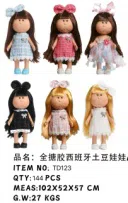 Fully enameled Spanish potato doll