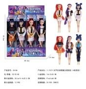 11.5 inch solid 12 joints K-POP witch hunt group Lumi Mira Zoe doll display box 12PCS