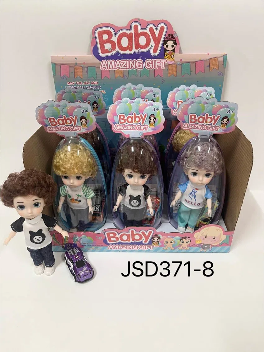 Egg package 17cm real body 11-joint little boy with accessories (6PCS single price)