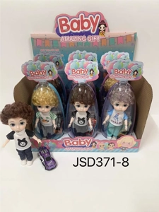 Egg package 17cm real body 11-joint little boy with accessories (6PCS single price)