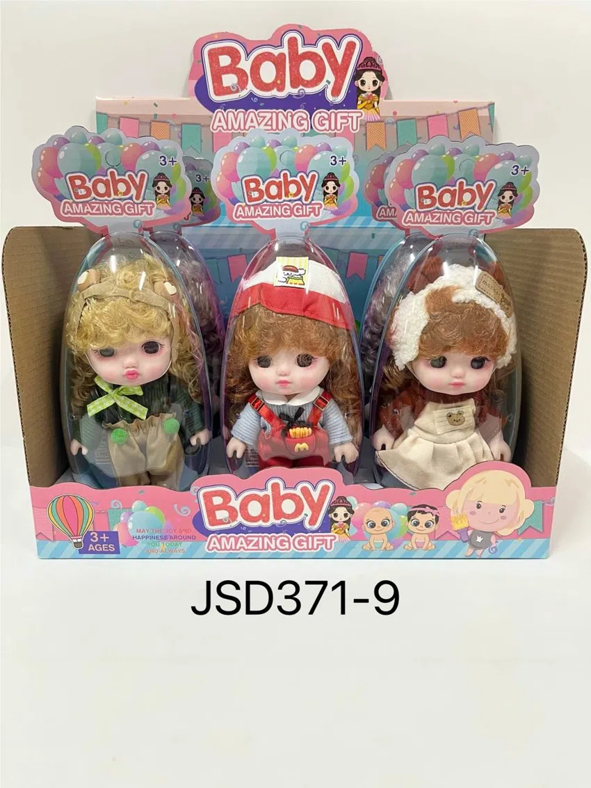 Egg package 15cm rubber cute baby 6 styles mixed (6PCS single price)