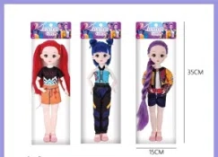 12 inch solid multi-joint belt light music K-POP witch hunt group Lumi Mira Zoe doll