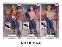 11.5-inch fully articulated fashion outfit Barbie doll with handbag