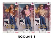 11.5-inch fully articulated fashion outfit Barbie doll with handbag