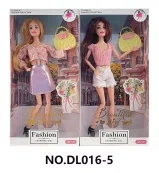 11.5-inch fully articulated fashion outfit Barbie doll with handbag