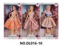 11.5-inch fully jointed fashion long-haired Barbie doll, with bracelet