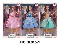 11.5 inch solid movable joint fashion long hair Barbie doll