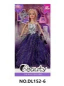 11.5-inch solid living hand fashion Barbie doll with handbag and hair fork