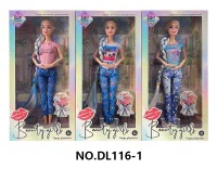 11.5-inch real body movable joint fashion long-haired outfit Barbie doll