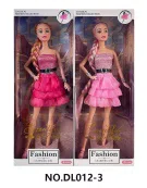 11.5-inch fully jointed fashion long-haired Barbie doll, with bracelet